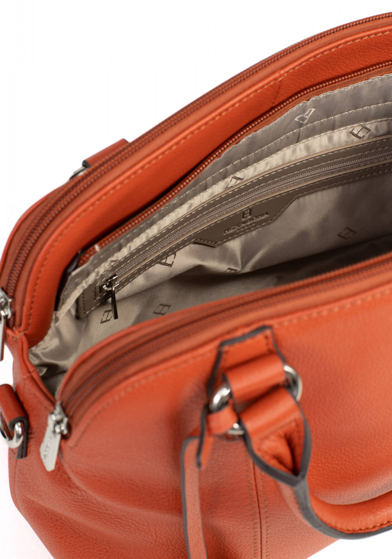 Vêtement en cuir Maroquinerie femme cognac