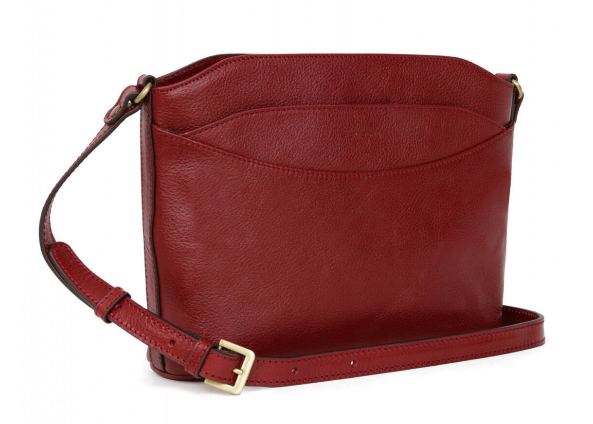 Vêtement en cuir Maroquinerie femme rouge
