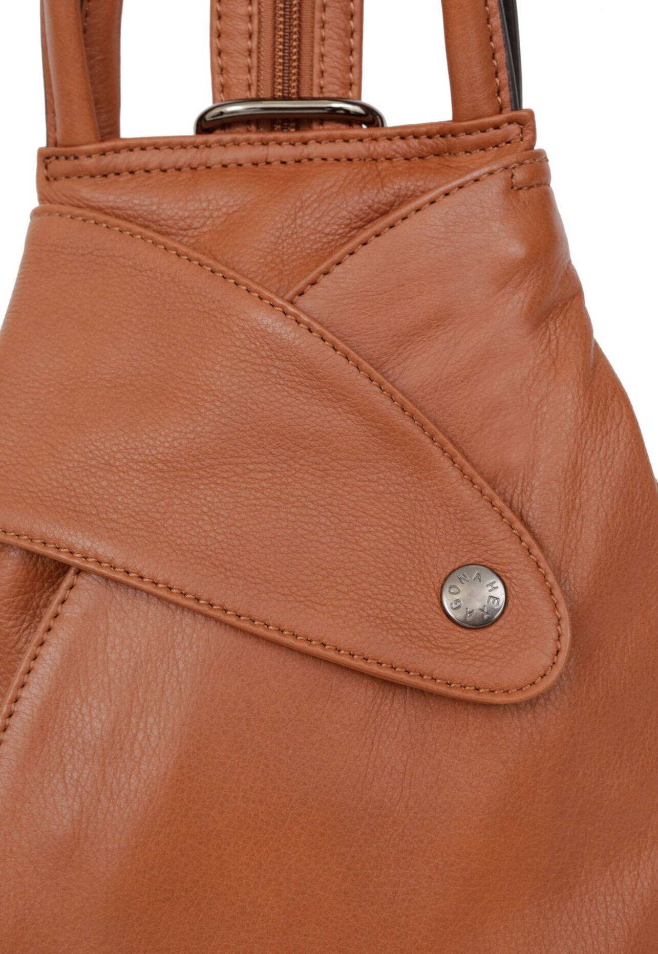 Vêtement en cuir Maroquinerie femme cognac