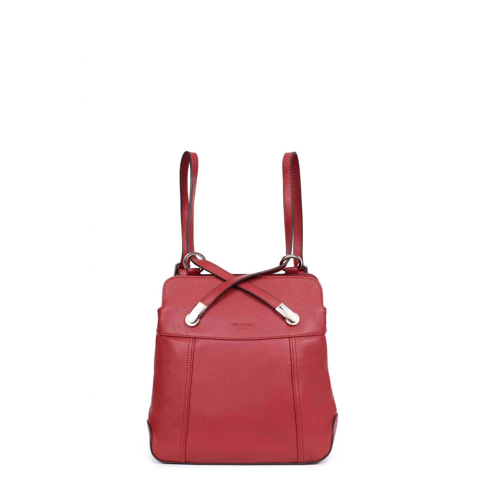 Vêtement en cuir Maroquinerie femme rouge
