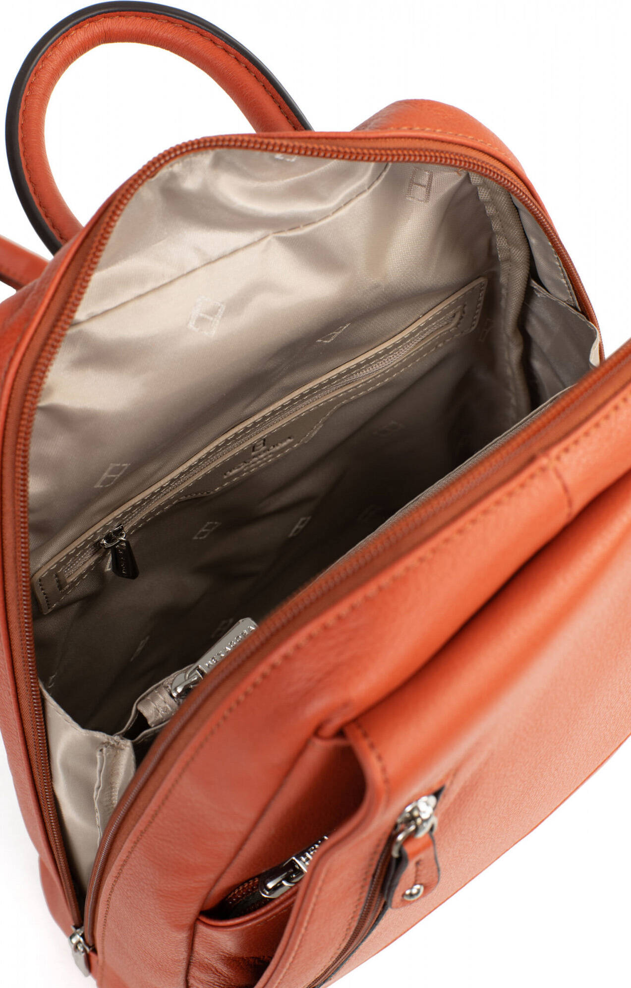 Vêtement en cuir Maroquinerie femme cognac