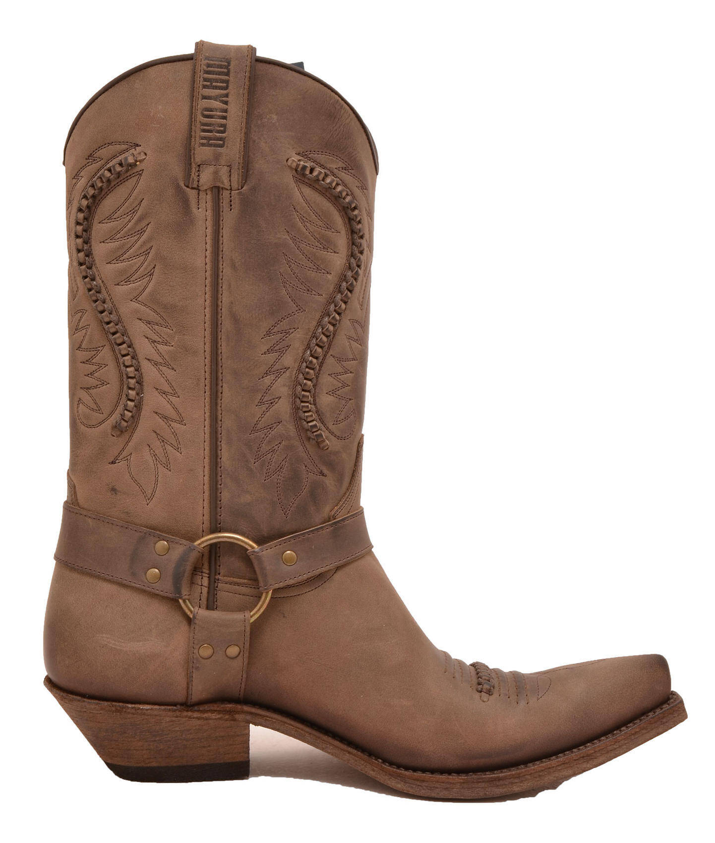 Vêtement en cuir Santiags homme marron