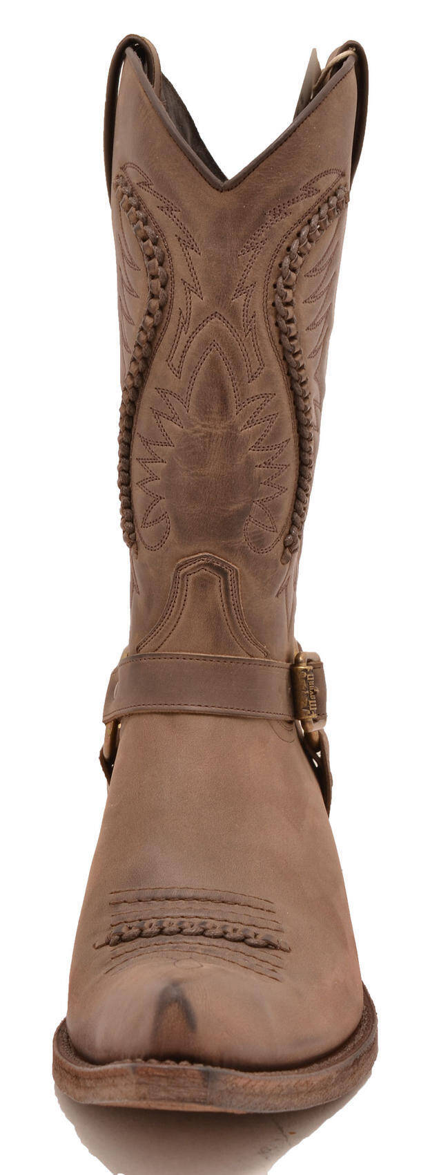 Vêtement en cuir Santiags homme marron