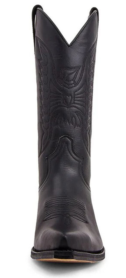 Vêtement en cuir Santiags homme noir