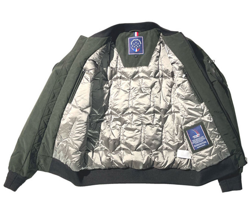 Vêtement en cuir Blousons textile vert