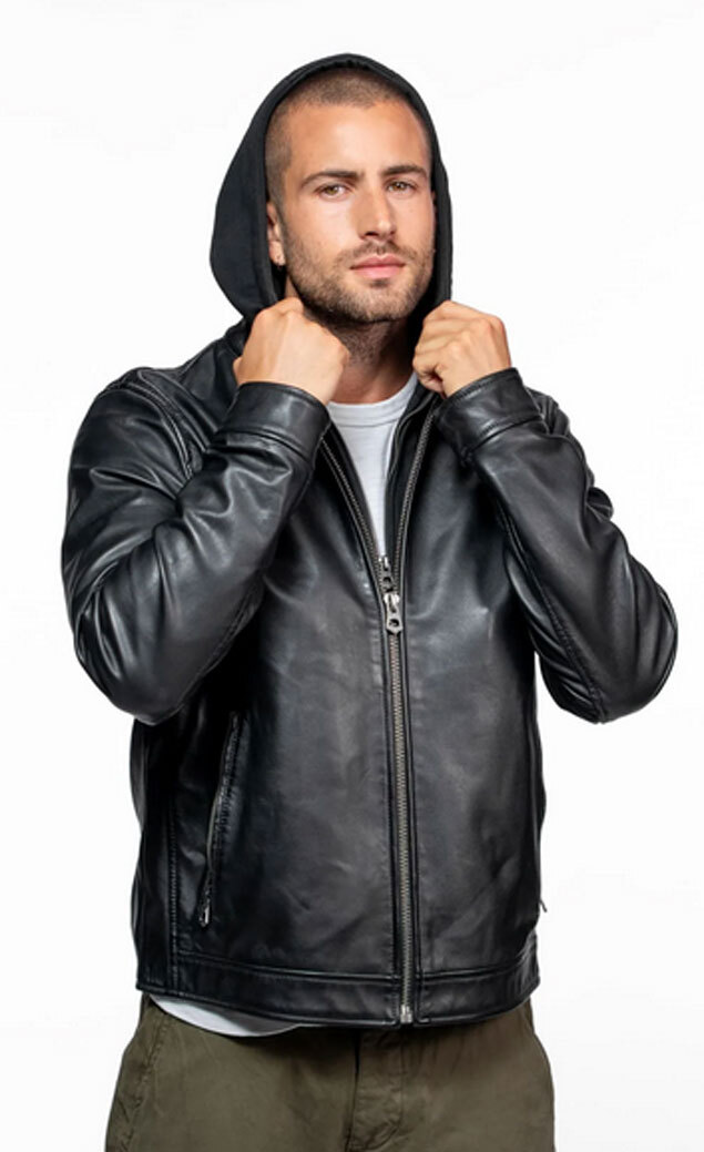 Vêtement en cuir Blousons cuir noir