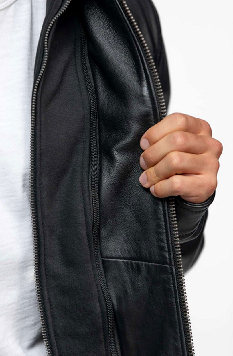 Vêtement en cuir Blousons cuir noir