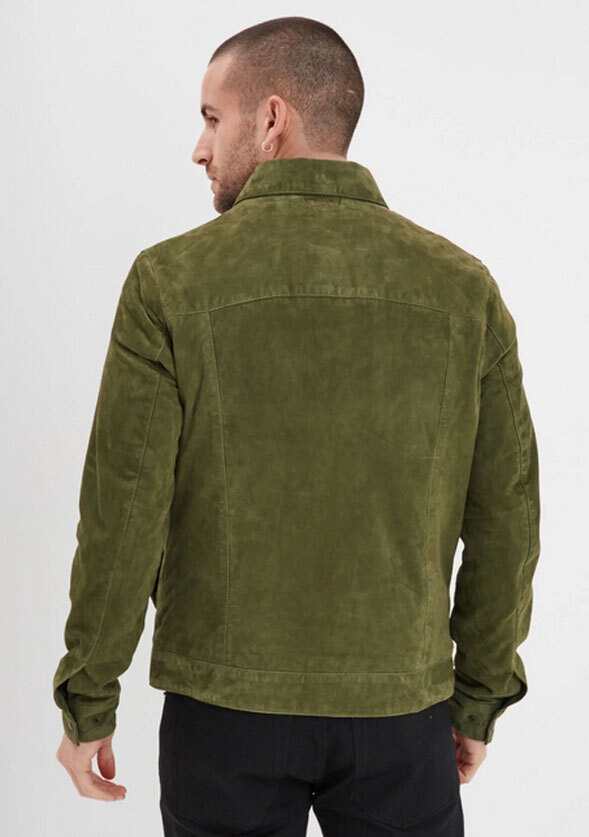 Vêtement en cuir Blousons cuir vert