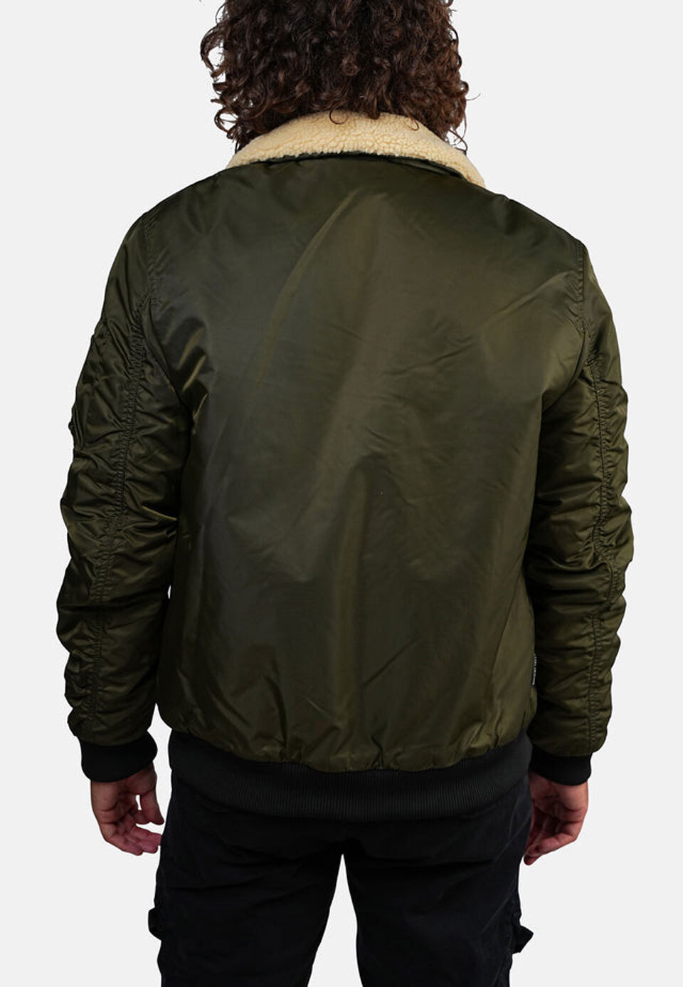 Vêtement en cuir Blousons textile kaki