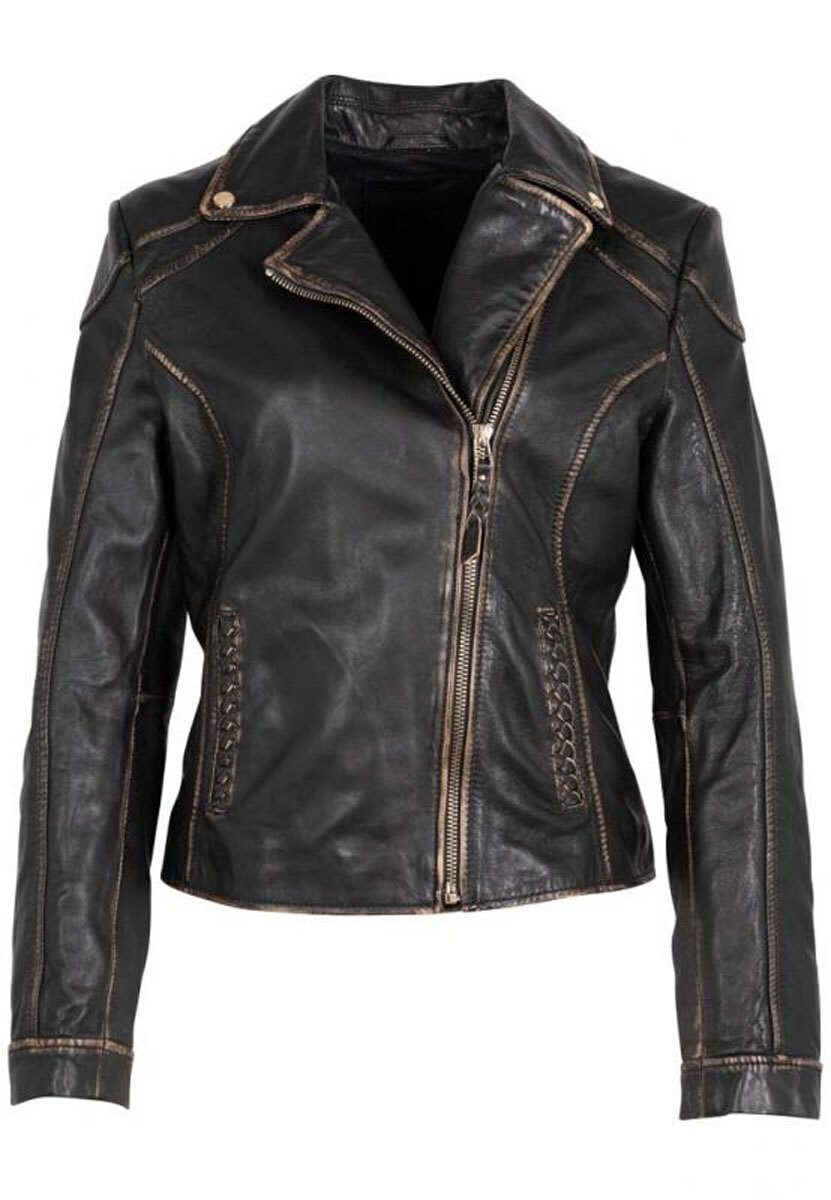 Vêtement en cuir Blousons cuir noir