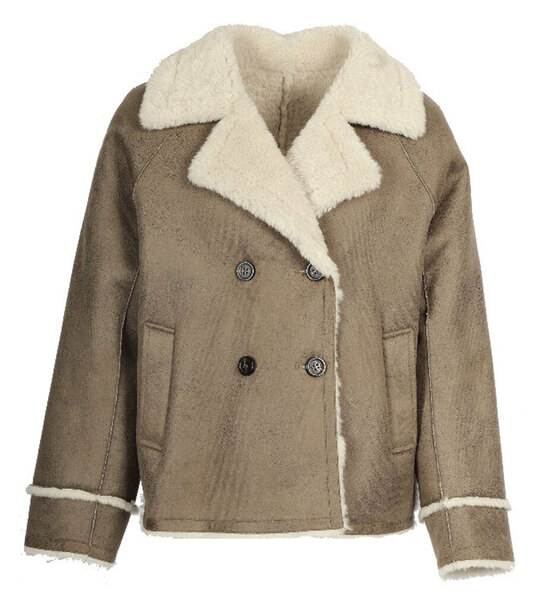 Vêtement en cuir Blousons cuir taupe