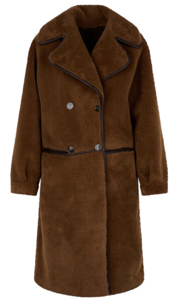 Vêtement en cuir Manteaux cuir marron