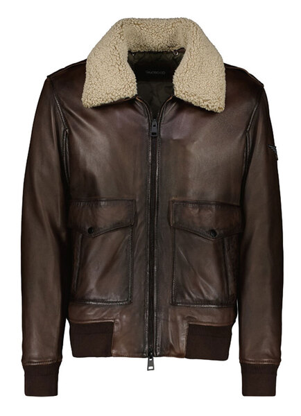 Vêtement en cuir Blousons cuir marron