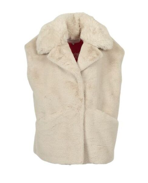 Vêtement en cuir Gilets cuir & fourrure  beige