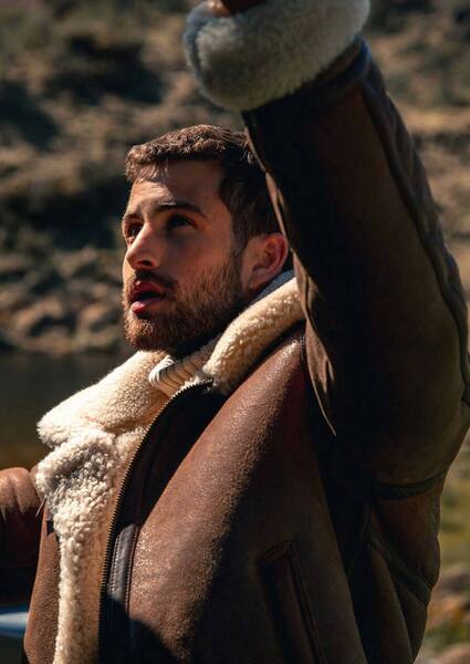 Vêtement en cuir Blousons cuir marron