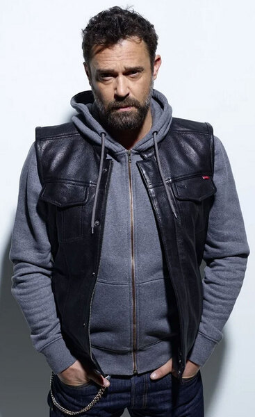 Vêtement en cuir Gilets Cuir  noir