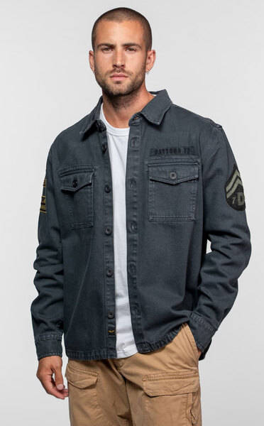 Vêtement en cuir Veste, parka & doudoune textile gris