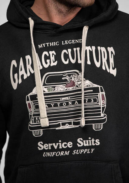 Vêtement en cuir Veste, parka & doudoune textile noir