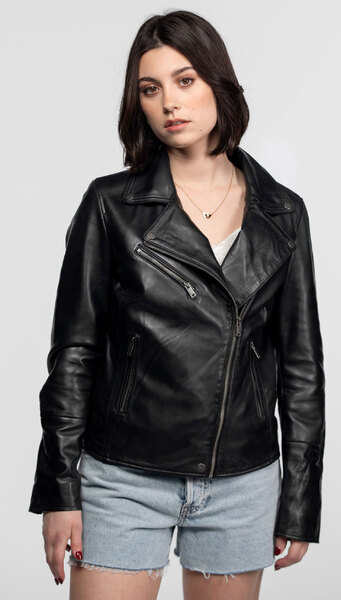 Vêtement en cuir Blousons cuir noir