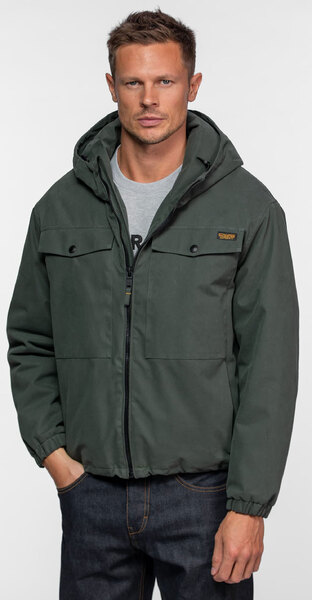 Vêtement en cuir Blousons textile kaki