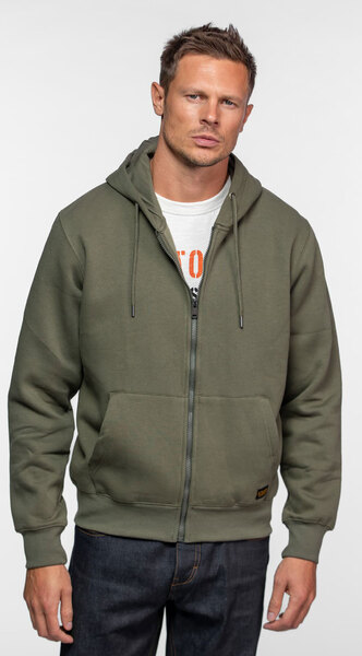 Vêtement en cuir Veste, parka & doudoune textile kaki