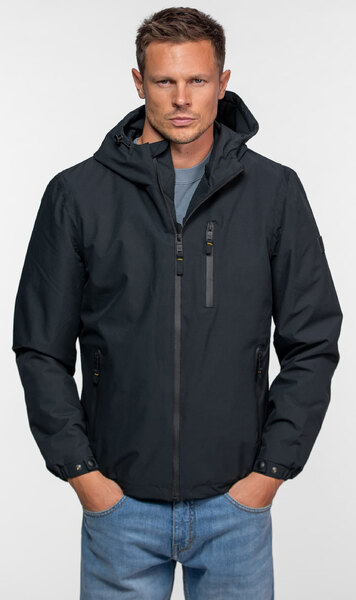 Vêtement en cuir Blousons textile noir