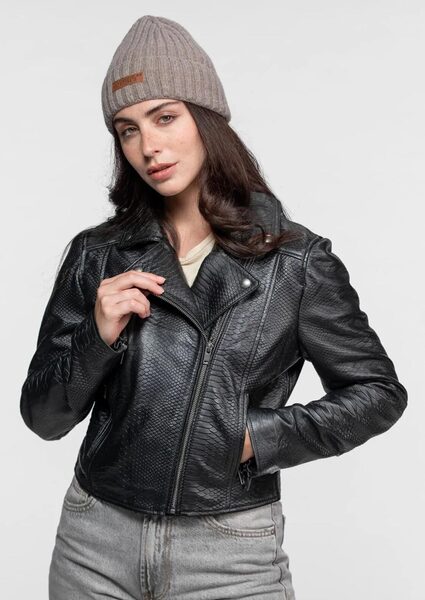 Vêtement en cuir Blousons cuir noir