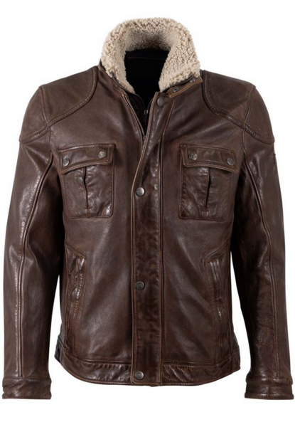 Vêtement en cuir Vestes & Trois Quart cuir marron