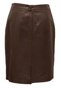 Vêtement en cuir Robes & jupes cuir marron