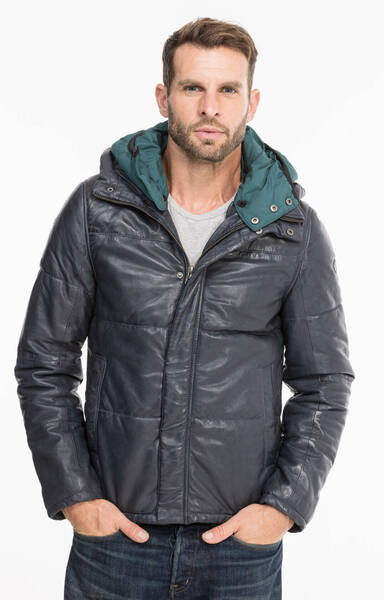 Vêtement en cuir Les bonnes affaires Homme bleu