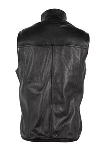 Vêtement en cuir Gilets Cuir & Textile noir