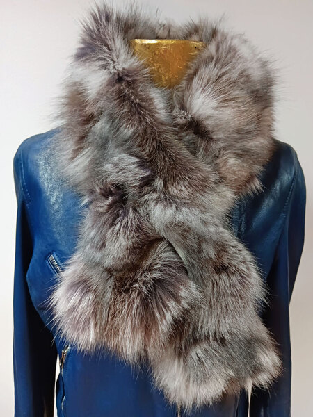 Vêtement en cuir Accessoires gris