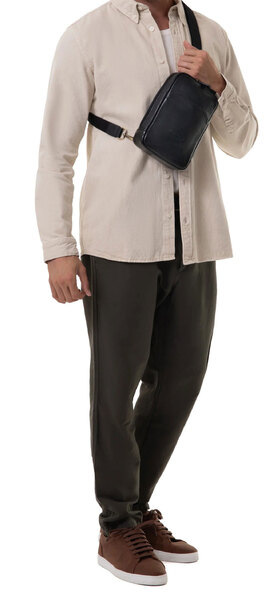 Vêtement en cuir Maroquinerie homme noir