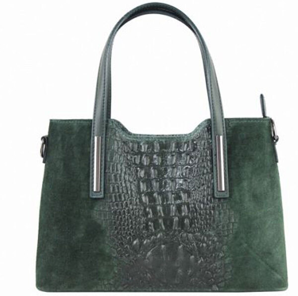 Vêtement en cuir Maroquinerie femme vert