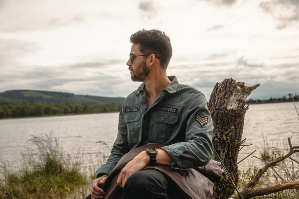 Vêtement en cuir Veste, parka & doudoune textile bleu