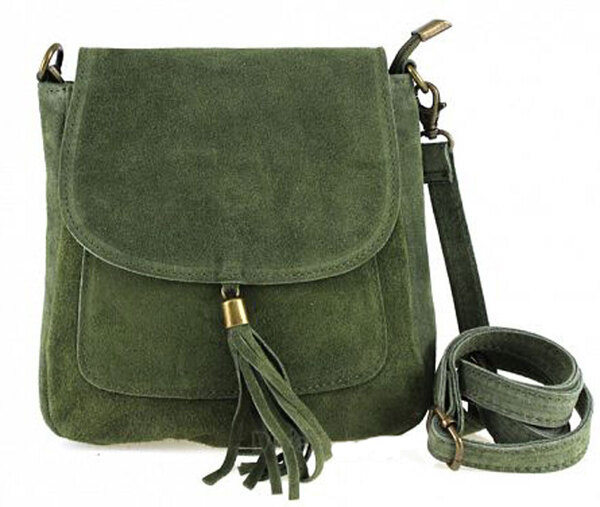 Vêtement en cuir Maroquinerie femme vert