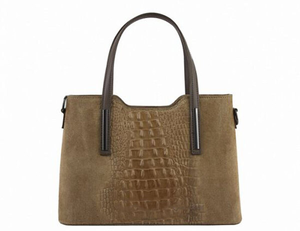 Vêtement en cuir Maroquinerie femme taupe