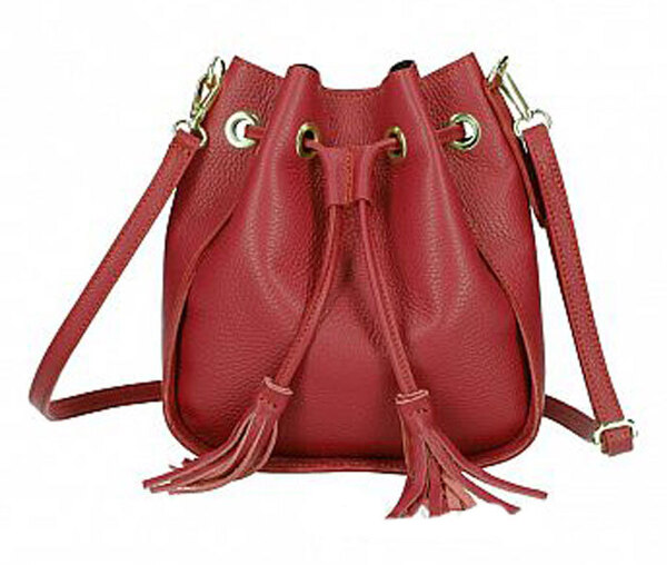 Vêtement en cuir Maroquinerie femme rouge
