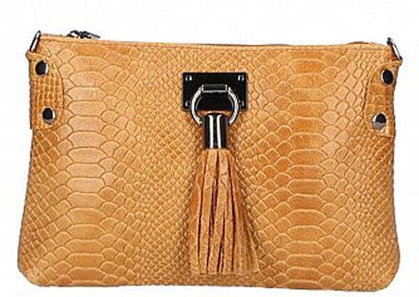 Vêtement en cuir Maroquinerie femme cognac