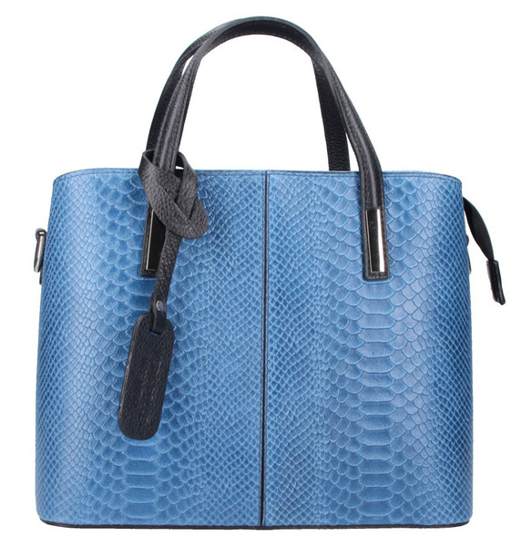 Vêtement en cuir Maroquinerie femme bleu