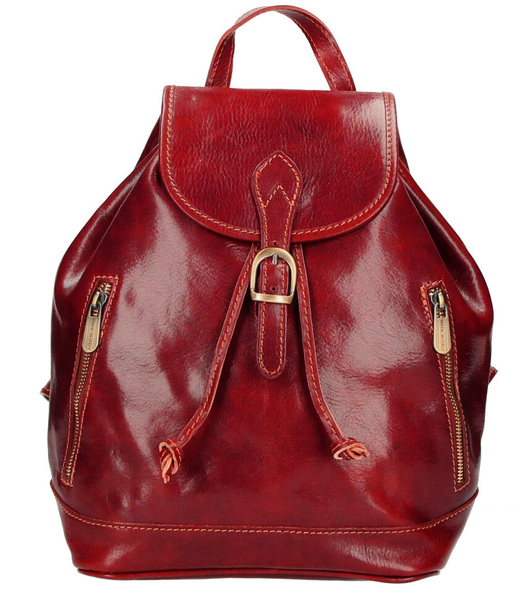 Vêtement en cuir Maroquinerie femme rouge