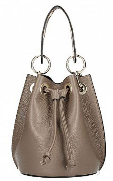 Vêtement en cuir Maroquinerie femme taupe