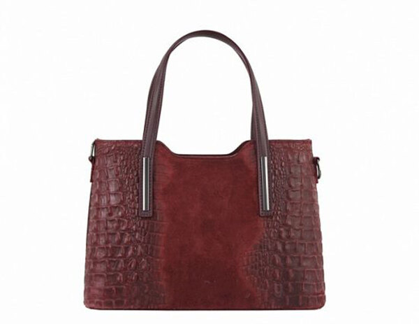 Vêtement en cuir Maroquinerie femme bordeaux