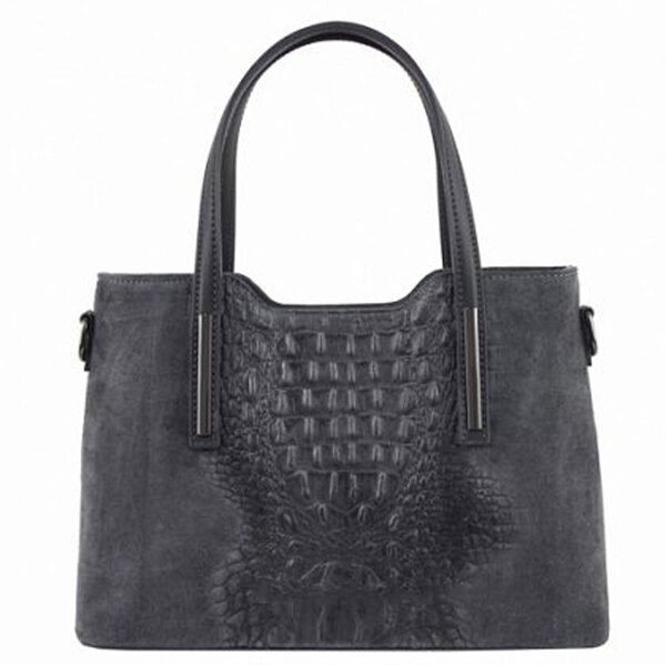 Vêtement en cuir Maroquinerie femme gris