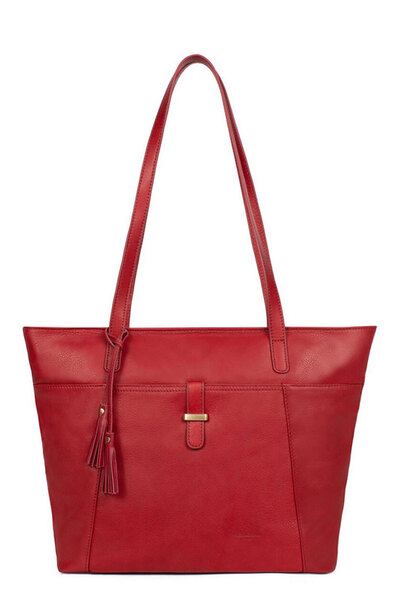 Vêtement en cuir Maroquinerie femme rouge