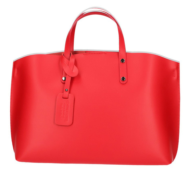 Vêtement en cuir Maroquinerie femme rouge