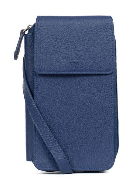 Vêtement en cuir Maroquinerie femme bleu