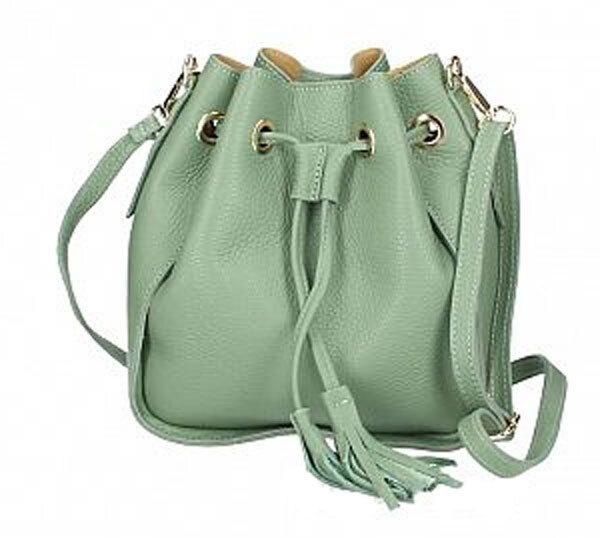 Vêtement en cuir Maroquinerie femme vert