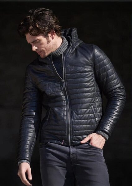 Vêtement en cuir Blousons cuir noir