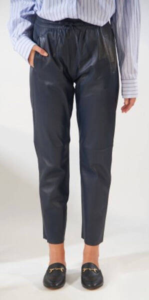 Vêtement en cuir Pantalon cuir bleu